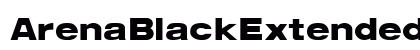 ArenaBlackExtended Regular Preview