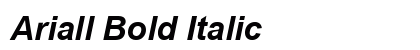 Ariall Bold Italic Preview