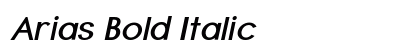 Arias Bold Italic Preview