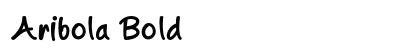 Aribola Bold preview