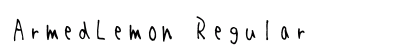 ArmedLemon Regular preview