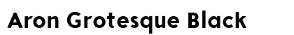 Aron Grotesque Black Preview
