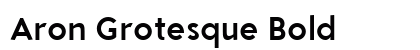 Aron Grotesque Bold preview