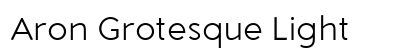 Aron Grotesque Light Preview