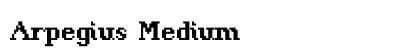 Arpegius Medium preview