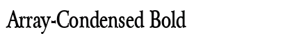 Array-Condensed Bold preview