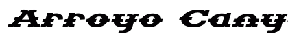 Arroyo Canyon Expanded Italic Preview
