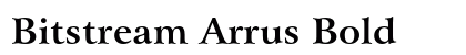 Bitstream Arrus Bold preview