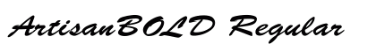 ArtisanBOLD Regular preview