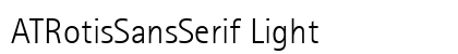 ATRotisSansSerif Light Preview
