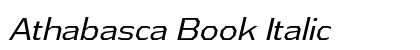 Athabasca Book Italic Preview