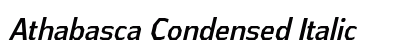 Athabasca Condensed Italic Preview