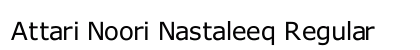 Attari Noori Nastaleeq Regular preview
