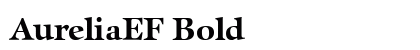 AureliaEF Bold preview
