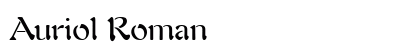 Auriol Roman Preview