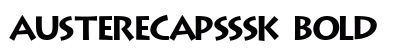 AustereCapsSSK Bold preview