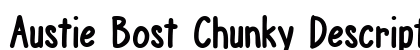 Austie Bost Chunky Description Regular preview