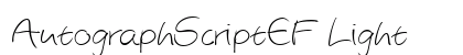 AutographScriptEF Light Preview