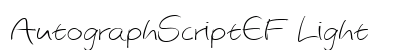 AutographScriptEF Light Preview