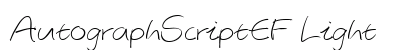 AutographScriptEF Light Preview