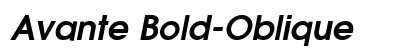 Avante Bold-Oblique Preview