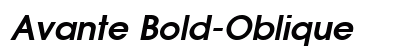 Avante Bold-Oblique Preview
