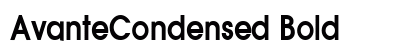 AvanteCondensed Bold preview