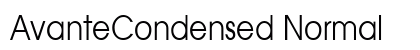 AvanteCondensed Normal Preview