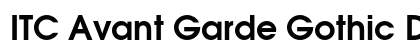 ITC Avant Garde Gothic Demi Preview