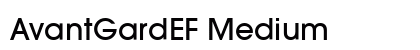 AvantGardEF Medium Preview