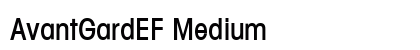 AvantGardEF Medium Preview