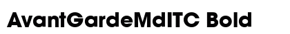 AvantGardeMdITC Bold preview