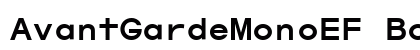 AvantGardeMonoEF Bold preview