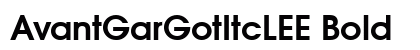 AvantGarGotItcLEE Bold preview