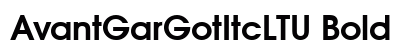 AvantGarGotItcLTU Bold preview