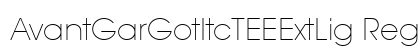 AvantGarGotItcTEEExtLig Regular preview