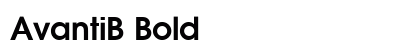 AvantiB Bold preview