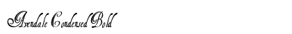 Avendale Condensed Bold Preview