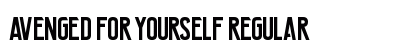 Avenged For Yourself Regular preview
