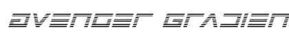 Avenger Gradient Italic Italic preview