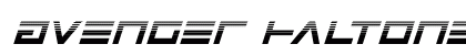 Avenger Haltone Italic Italic preview