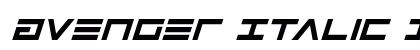 Avenger Italic Italic preview