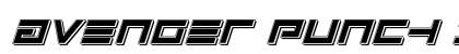 Avenger Punch Italic Italic preview
