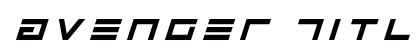 Avenger Title Italic Italic preview