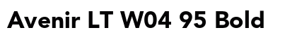 Avenir LT W04 95 Bold preview