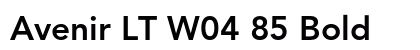 Avenir LT W04 85 Bold preview