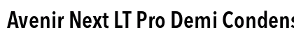 Avenir Next LT Pro Demi Condensed Font