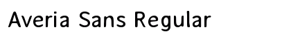 Averia Sans Regular Preview