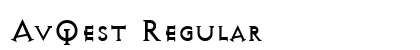 AvQest Regular Font