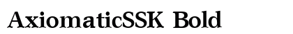 AxiomaticSSK Bold preview